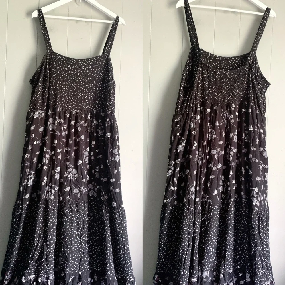 TERRA & SKY Women's Plus Twin Printed Tiered Maxi Dress
Size XXL (20W-22W) - Picture 2 of 10